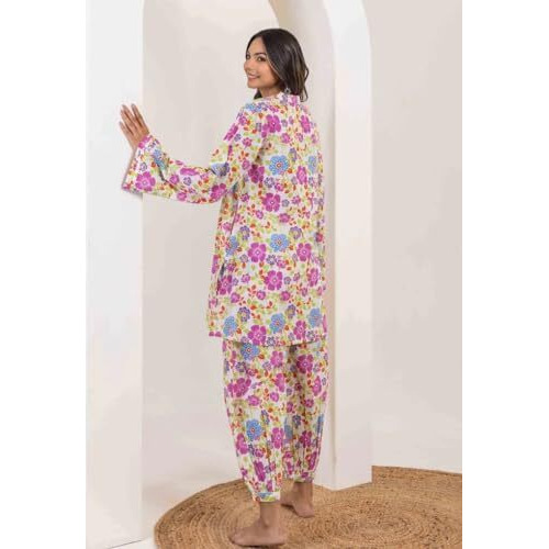 Leriya Fashion Women's Rayon Floral Printed Kurta With Pant Co Ord Set For Women Picnic Vacation For Ladies Full Set Ethnic Indian Casual Festival Fancy Office Wear Kurta Set Lf-W1755&Tr838