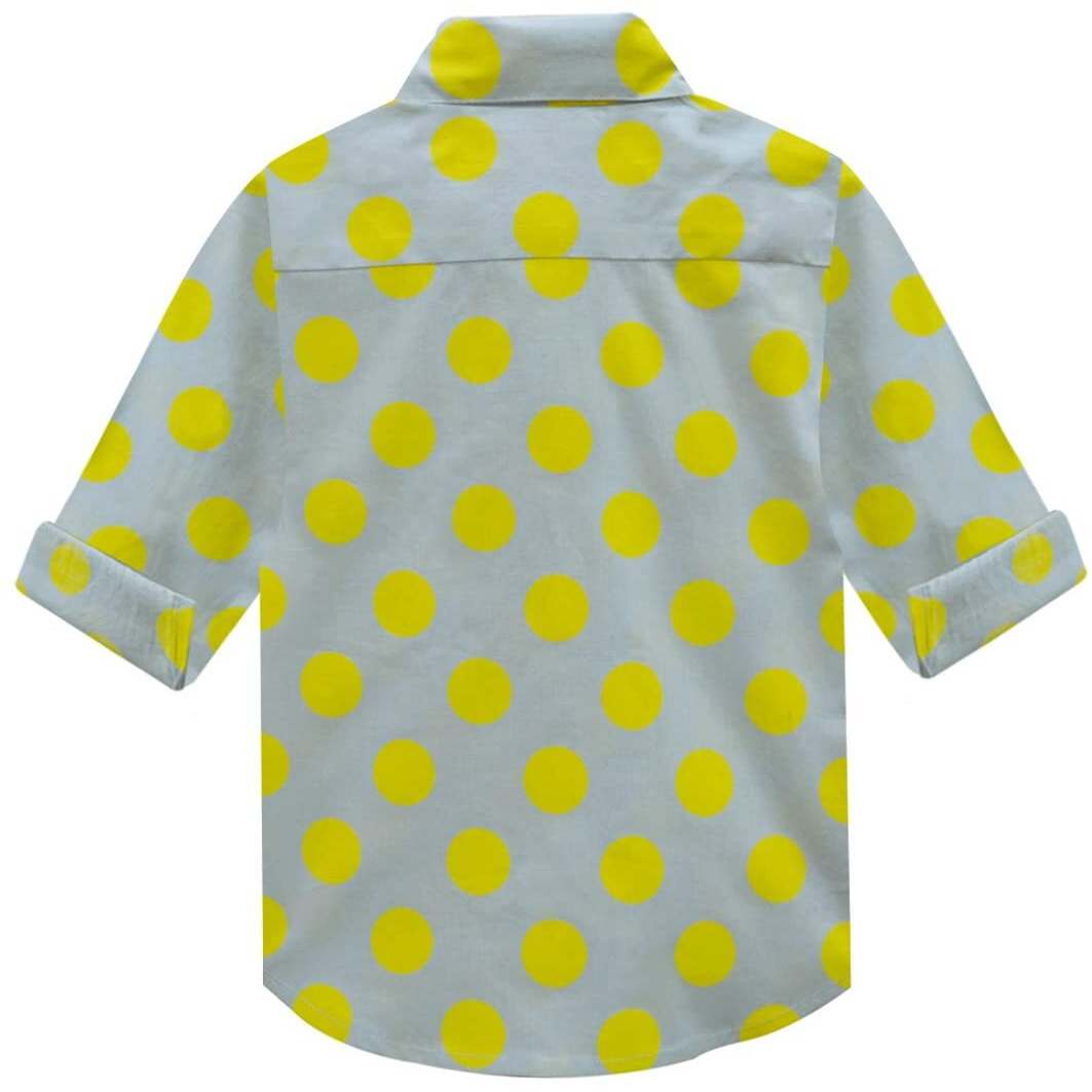 A.T.U.N. (All Things Uber Nice) A.T.U.N. Boys Shirt_Bsht Bmp Bly_9-10Y_Blue-Yellow