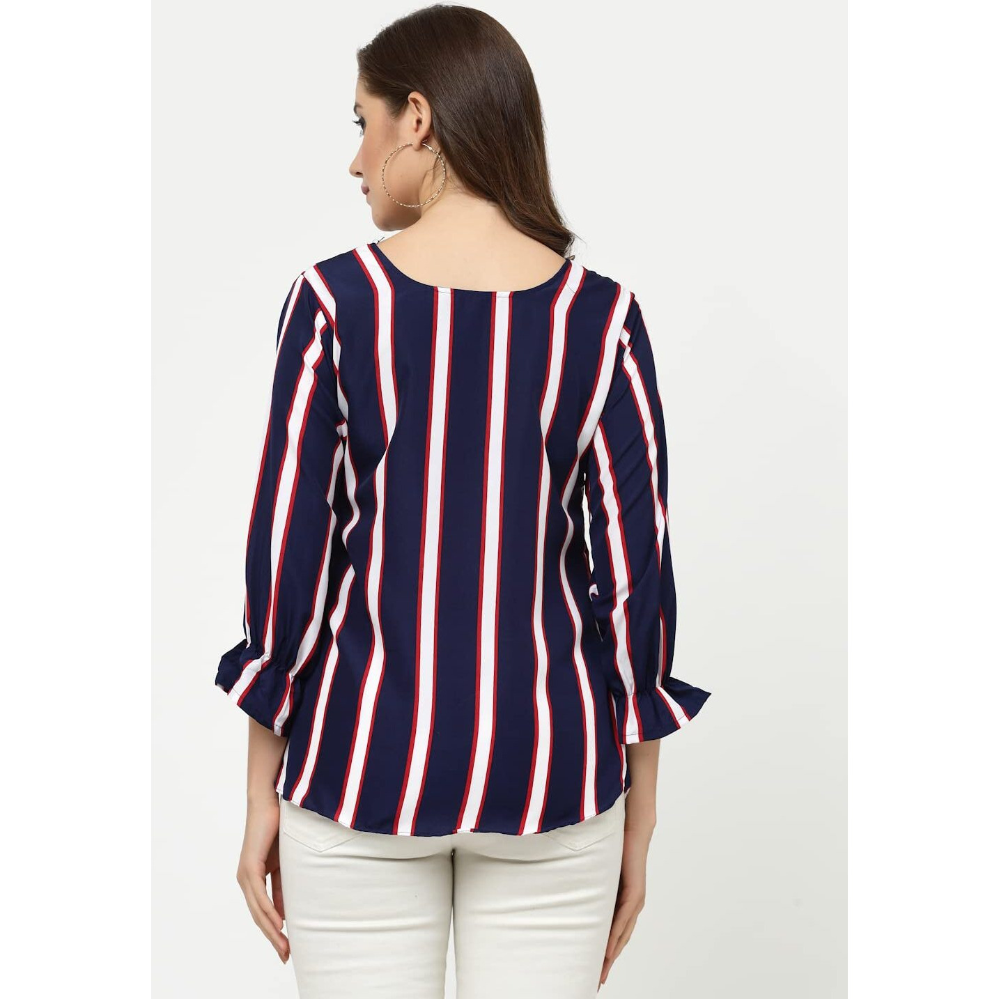 I Enterprise Women's Regular Fit Tunic Shirt (An/Ma148Xxl_Blue1