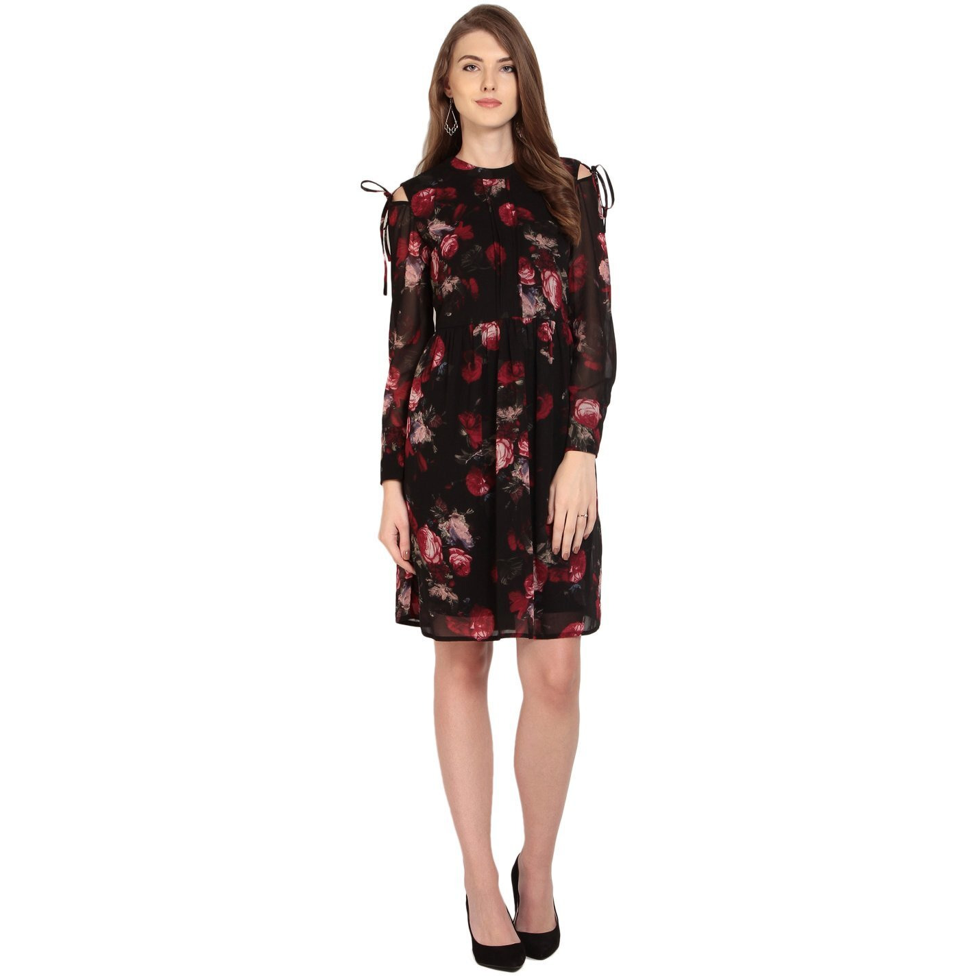 Rare Women's Dress (Ep2978A-Xl, Black, X-Large)