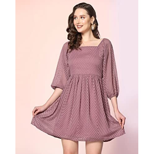 Lymio Dresses For Women || Western Dresses For Women || Dress For Women || Dresses (D-643-646) (L, Pink)