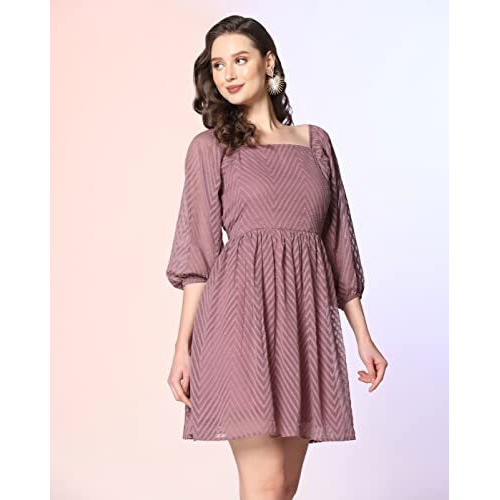 Lymio Dresses For Women || Western Dresses For Women || Dress For Women || Dresses (D-643-646) (L, Pink)