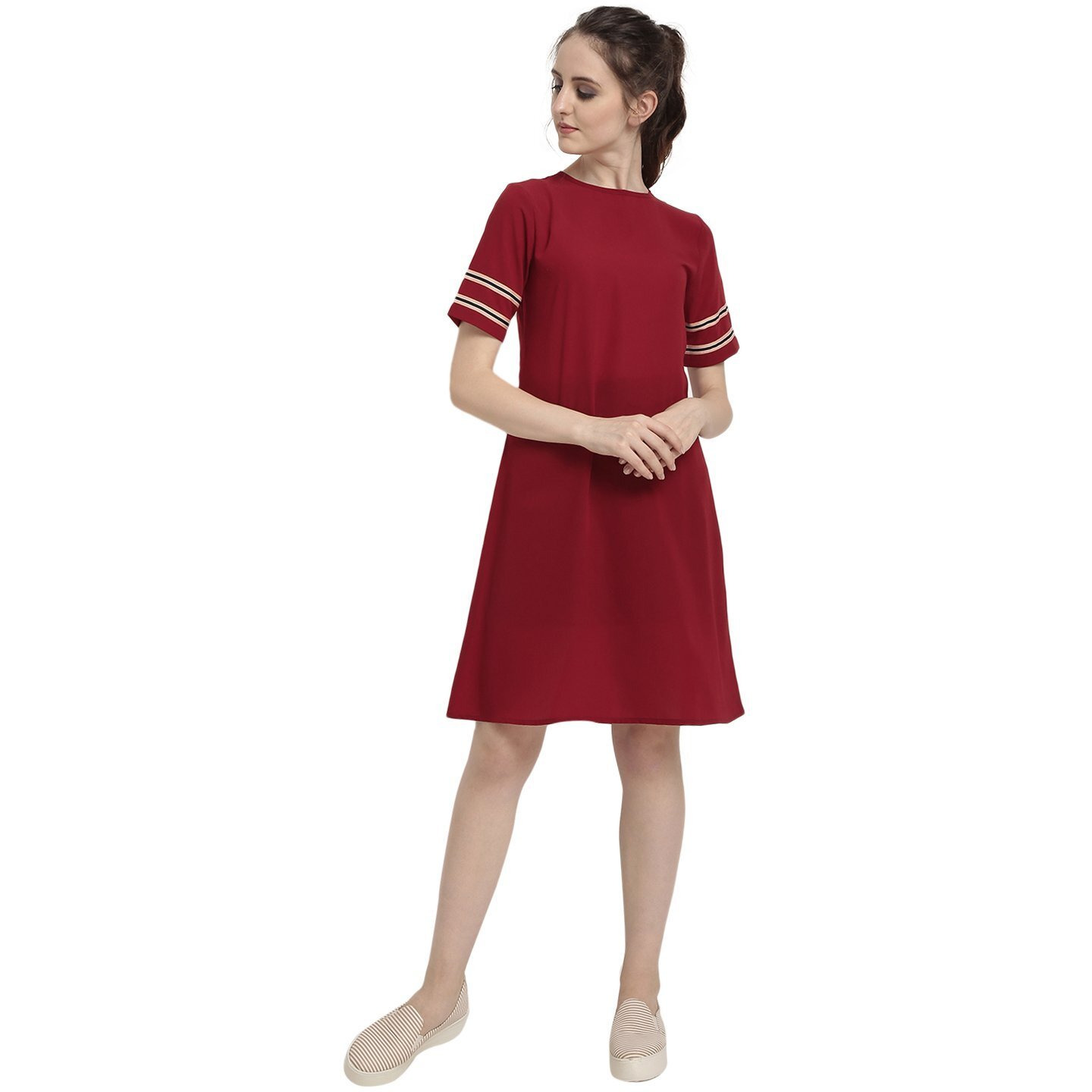 Rare Women's Dress (Ep31440A-L, Red, Large)