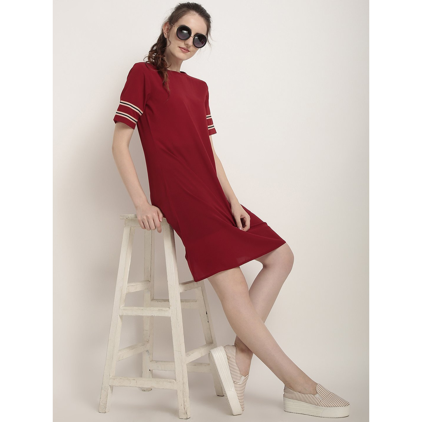 Rare Women's Dress (Ep31440A-L, Red, Large)