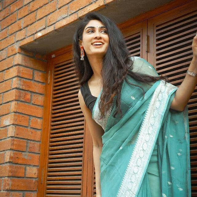 Flosive Women's Cotton Woven Soft Silk Saree With Blouse Piece Multicolor (Light Sky)