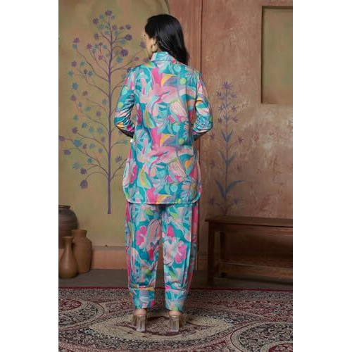 Greciilooks Co Ord Set For Women Stylish | Kurta Set For Women | Kurta Set | Ethnic Co Ord Set For Women | Full Sleeve Co-Ord Set (In, Alpha, Xl, Regular, Multicolor)