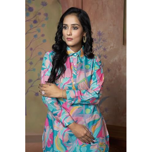 Greciilooks Co Ord Set For Women Stylish | Kurta Set For Women | Kurta Set | Ethnic Co Ord Set For Women | Full Sleeve Co-Ord Set (In, Alpha, Xl, Regular, Multicolor)