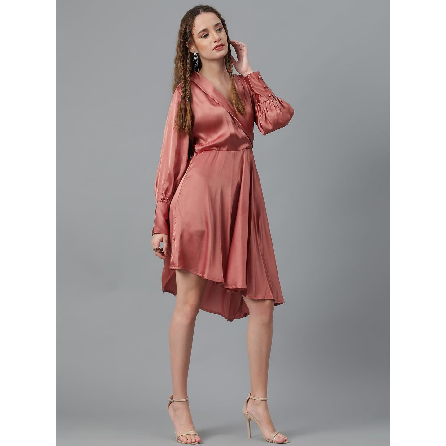 Kotty Women's Fit And Flare Solid Dress