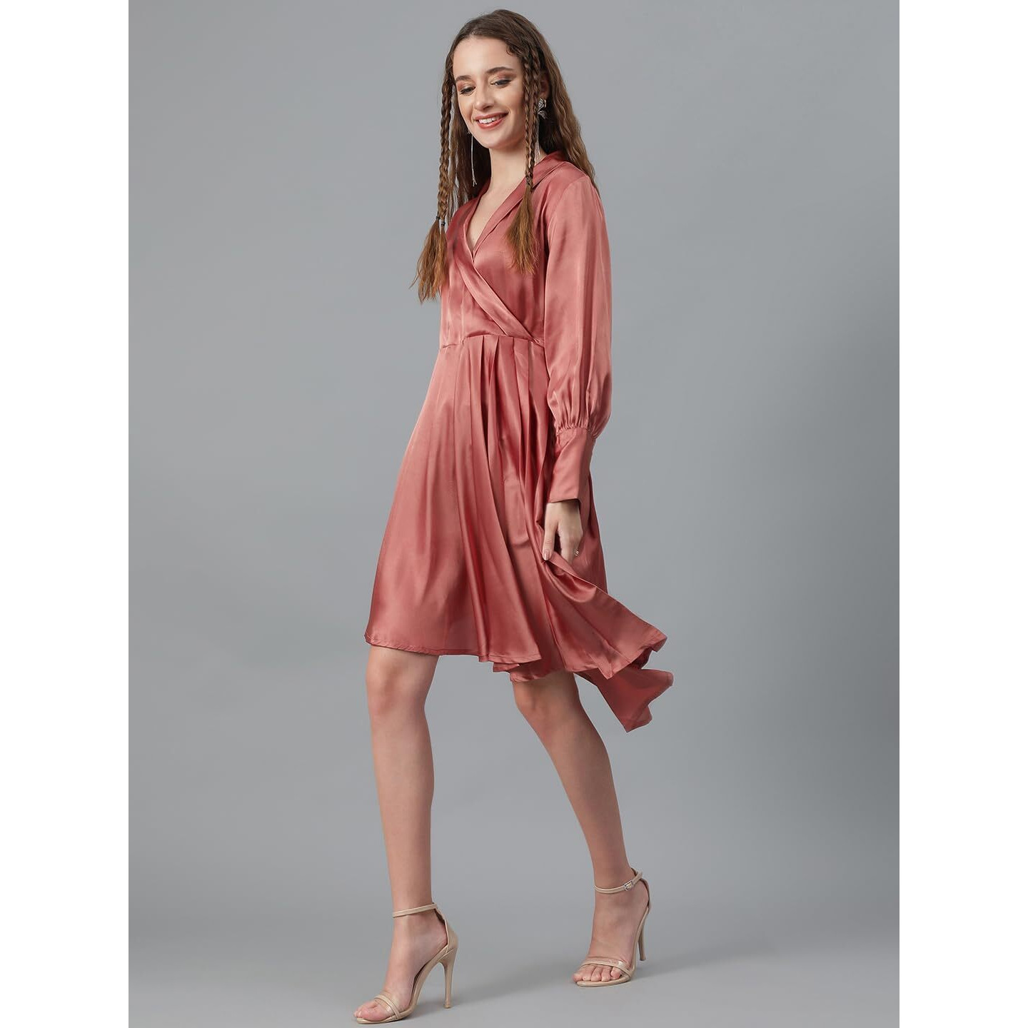 Kotty Women's Fit And Flare Solid Dress
