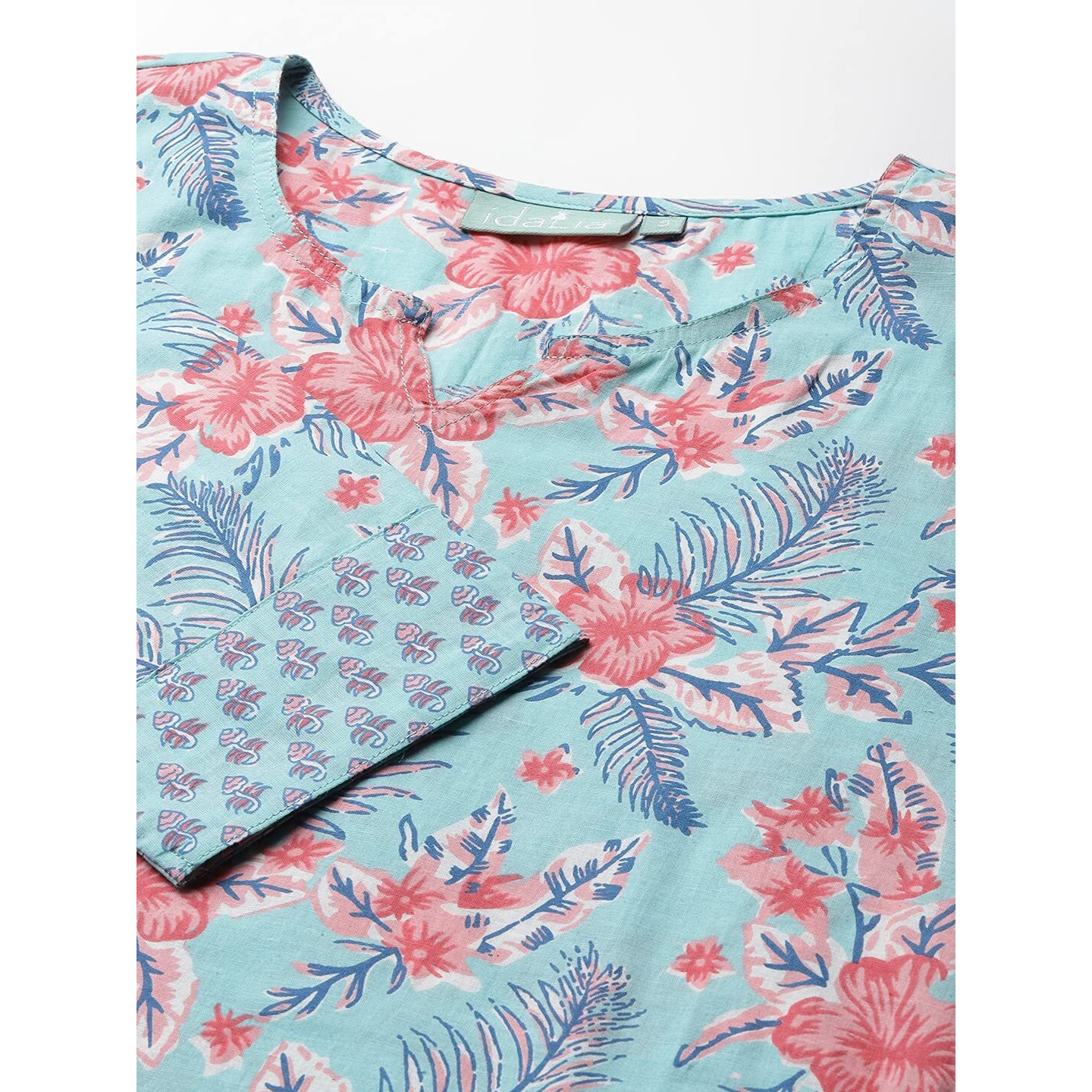 Idalia Sky Blue Printed Kurta Set