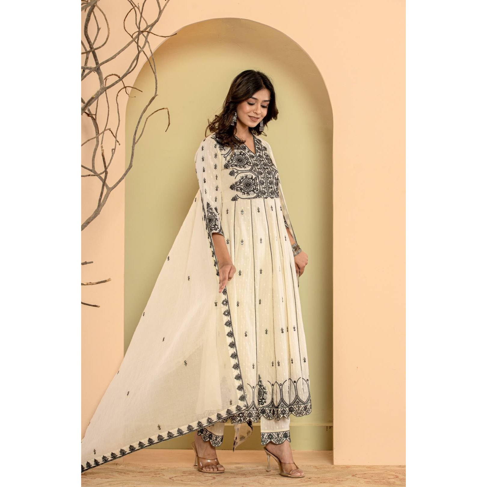 Varanga Women's Cotton Straight Salwar Suit Set  Comfortable, Elegant, And Stylish Traditional Wear For Every Occasion
