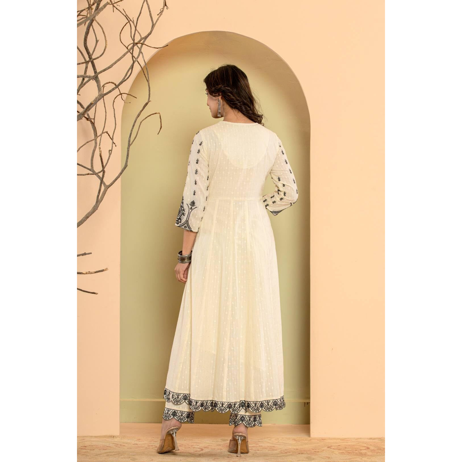Varanga Women's Cotton Straight Salwar Suit Set  Comfortable, Elegant, And Stylish Traditional Wear For Every Occasion