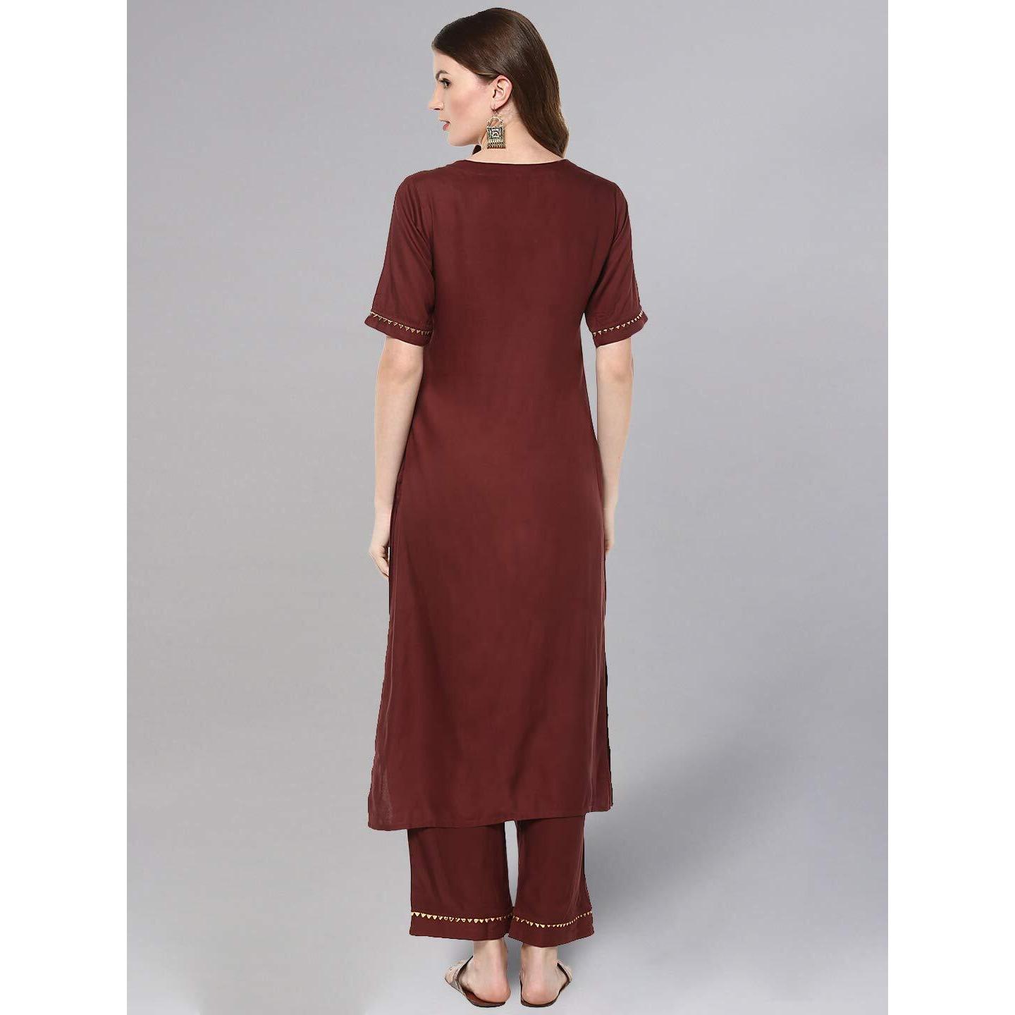Idalia Coffee Brown Kurta Set