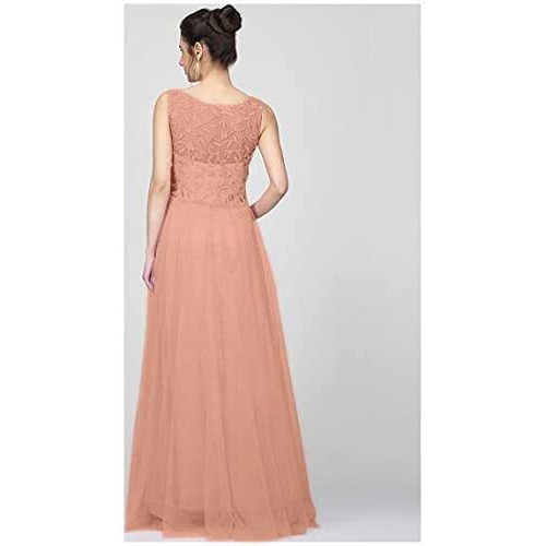 Patlani Women's Net Fit And Flare Knee Length Dress (All Over-New_Orange_Large