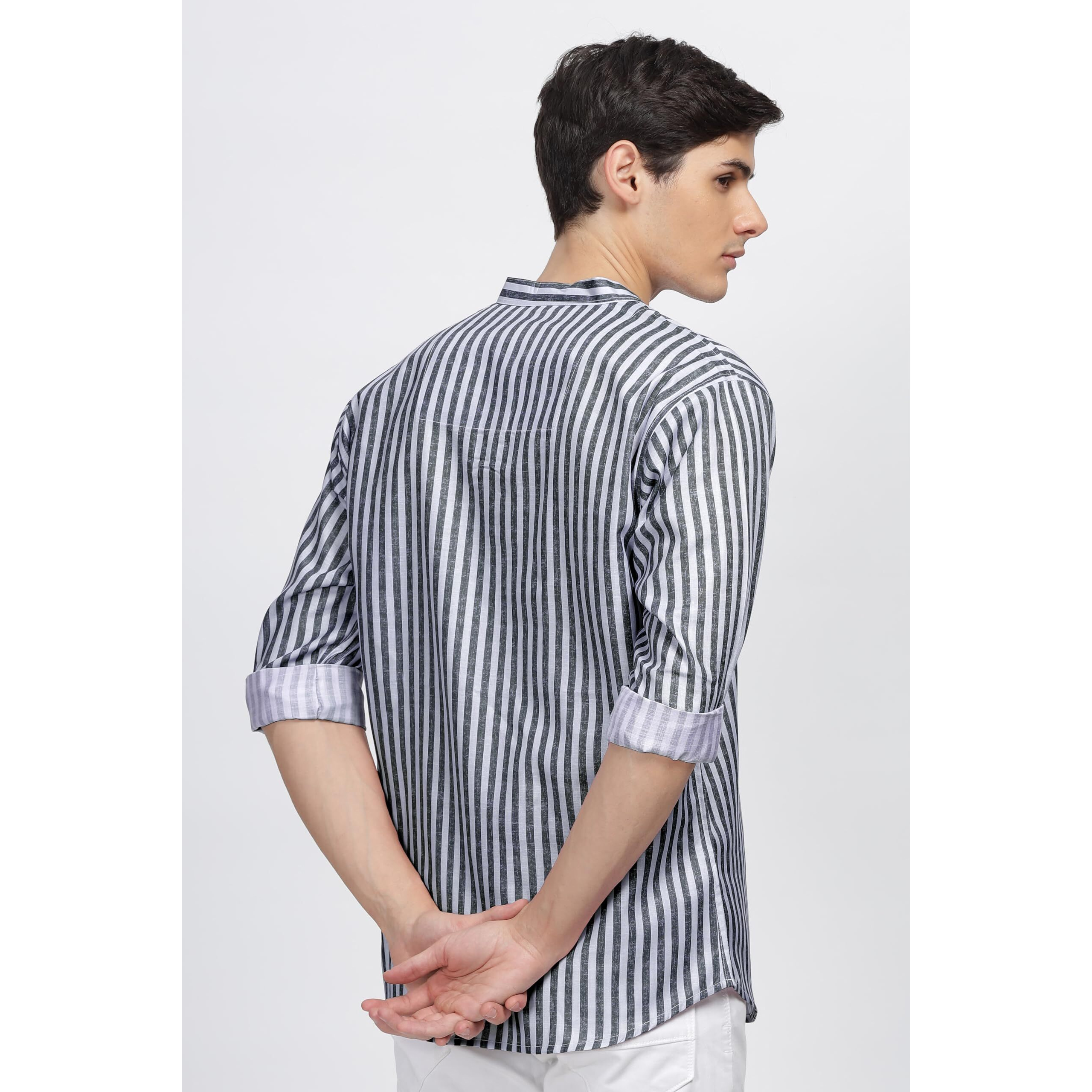 Be Active Men's Cotton Solid Regular Shirt (Rf0027_Dark Grey