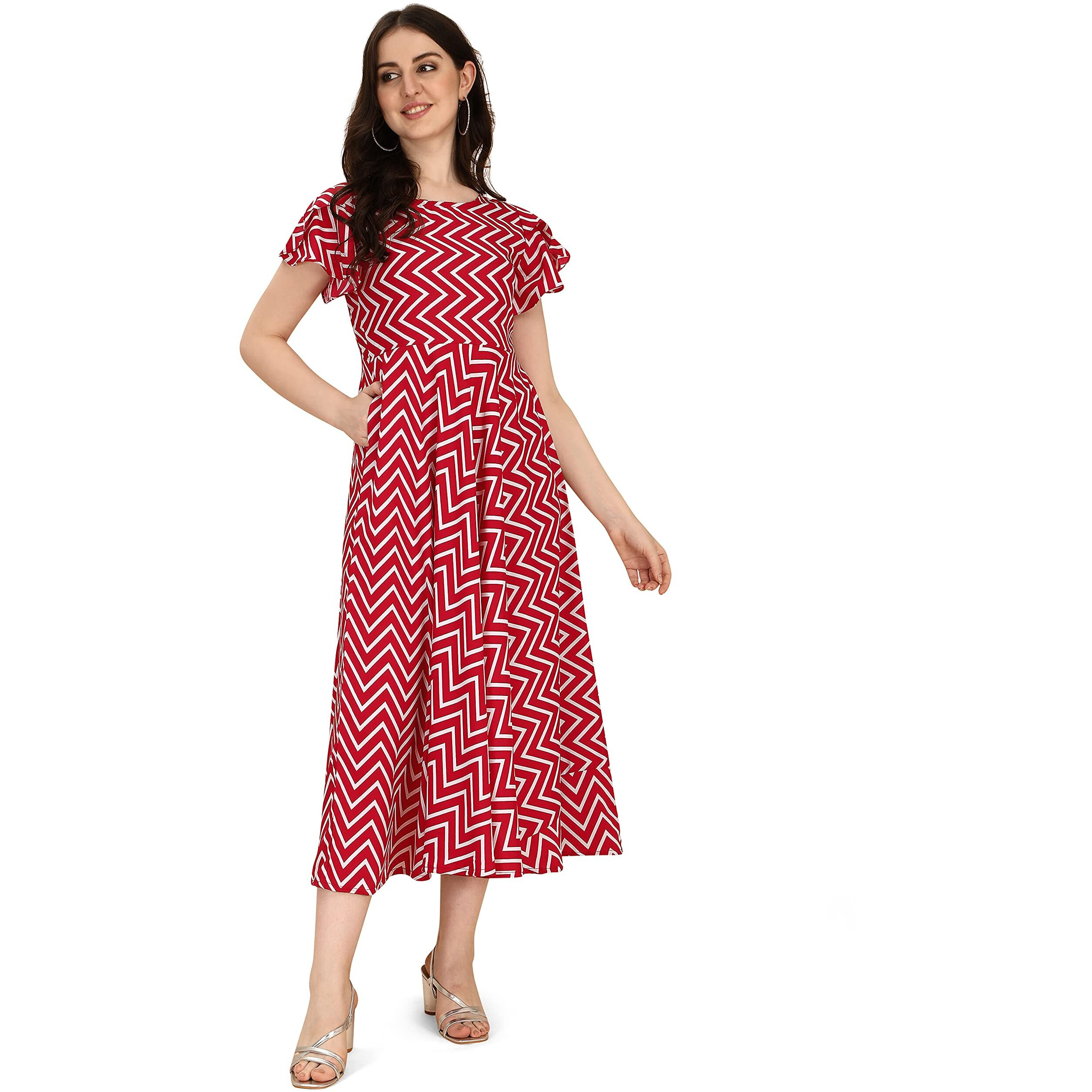 Oomph Dress For Women Stylish | One Piece For Women Long | Trendy Long One Piece Summer Outfit | Lightweight Flared Maxi Dress For Casual & Holiday Wear Maroon