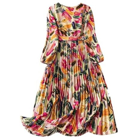 Litzo Dresses For Women || Western Dresses For Women (L-42-M) Pink