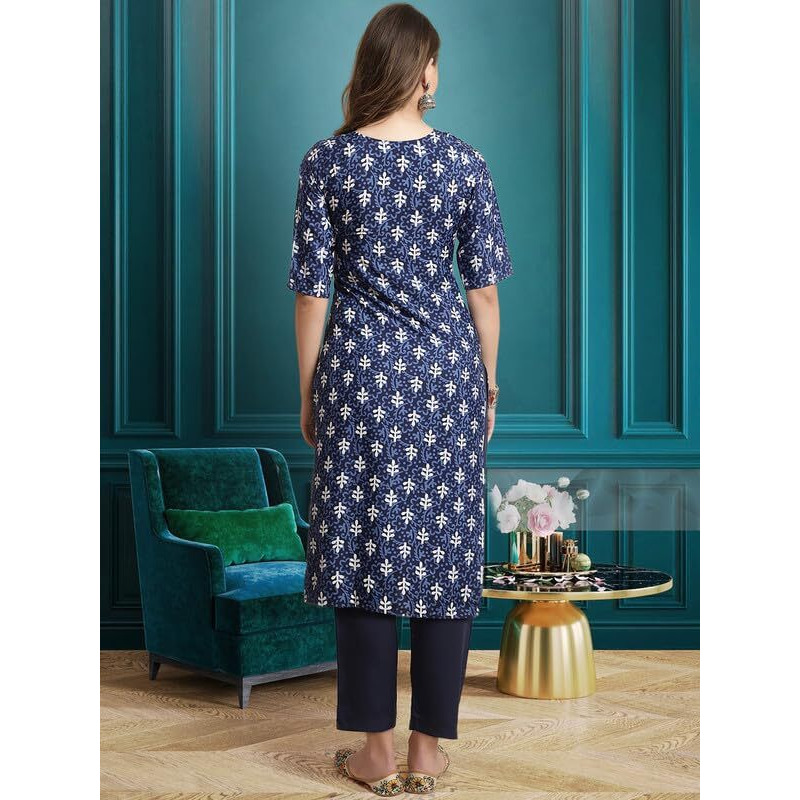 Pinkmint Straight Kurta & Pant For Women Ethnic Kurta Set For Women (Pack Of 3)