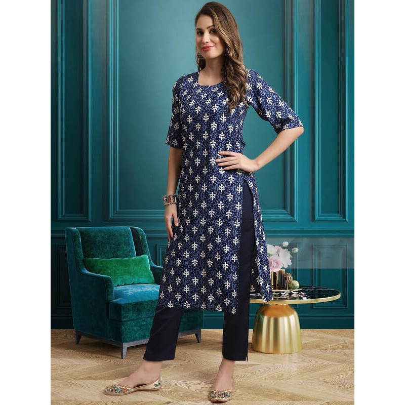 Pinkmint Straight Kurta & Pant For Women Ethnic Kurta Set For Women (Pack Of 3)