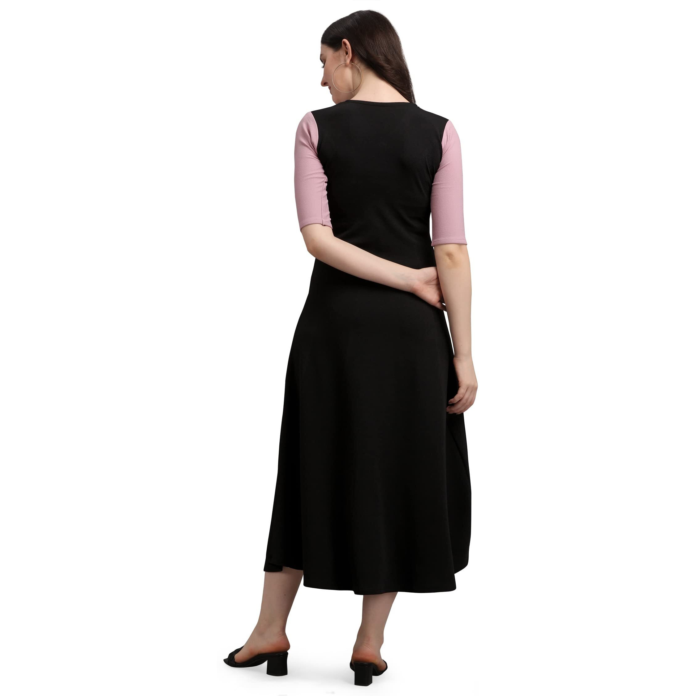 Purvaja Women's Corduroy Empire Waist Maxi Cocktail Dress (Lucy-416-Lv-Bl-Xl_Light Violet