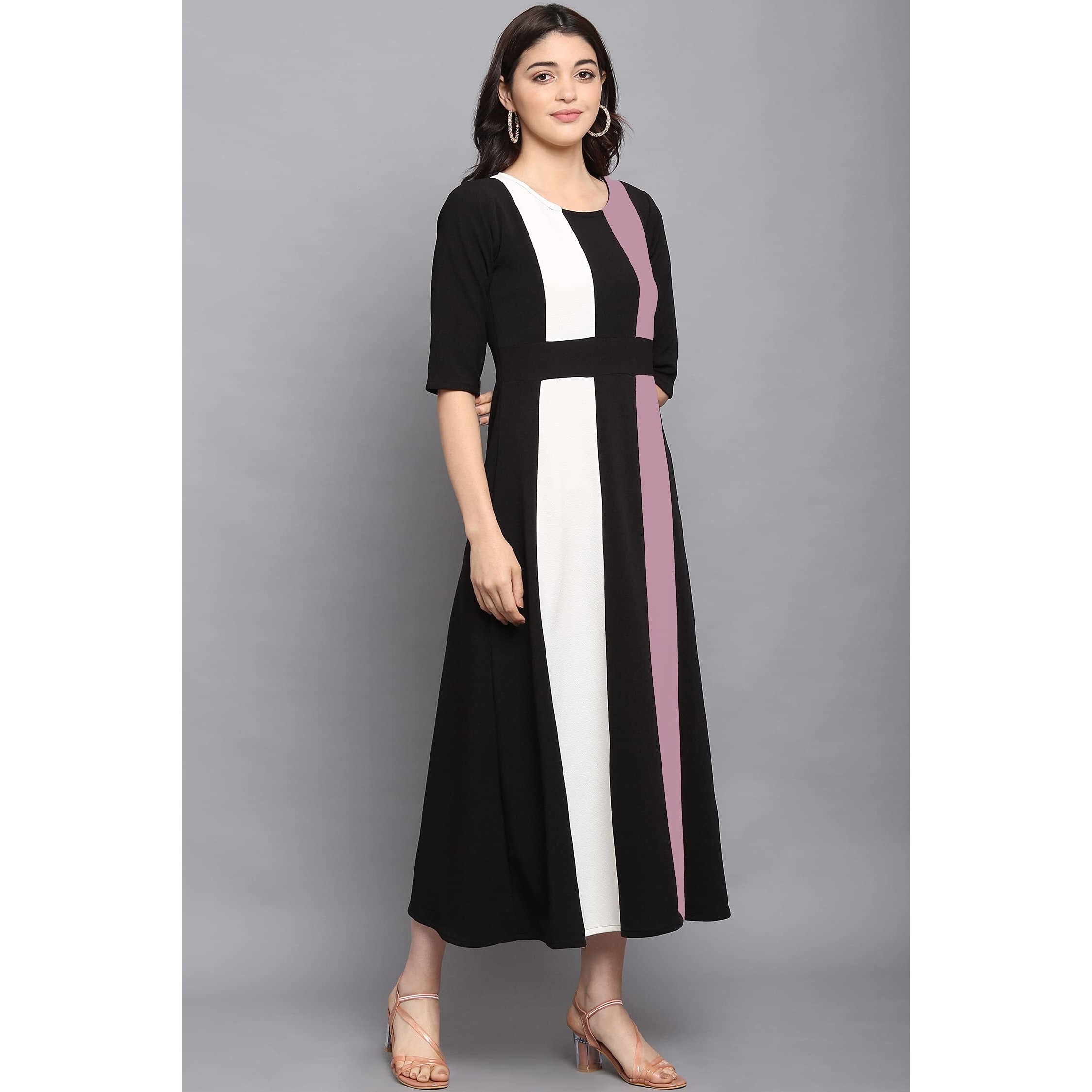 Purvaja Women's Corduroy Empire Waist Maxi Cocktail Dress (Lucy-026-Lv-Bl-Xl_Light Violet