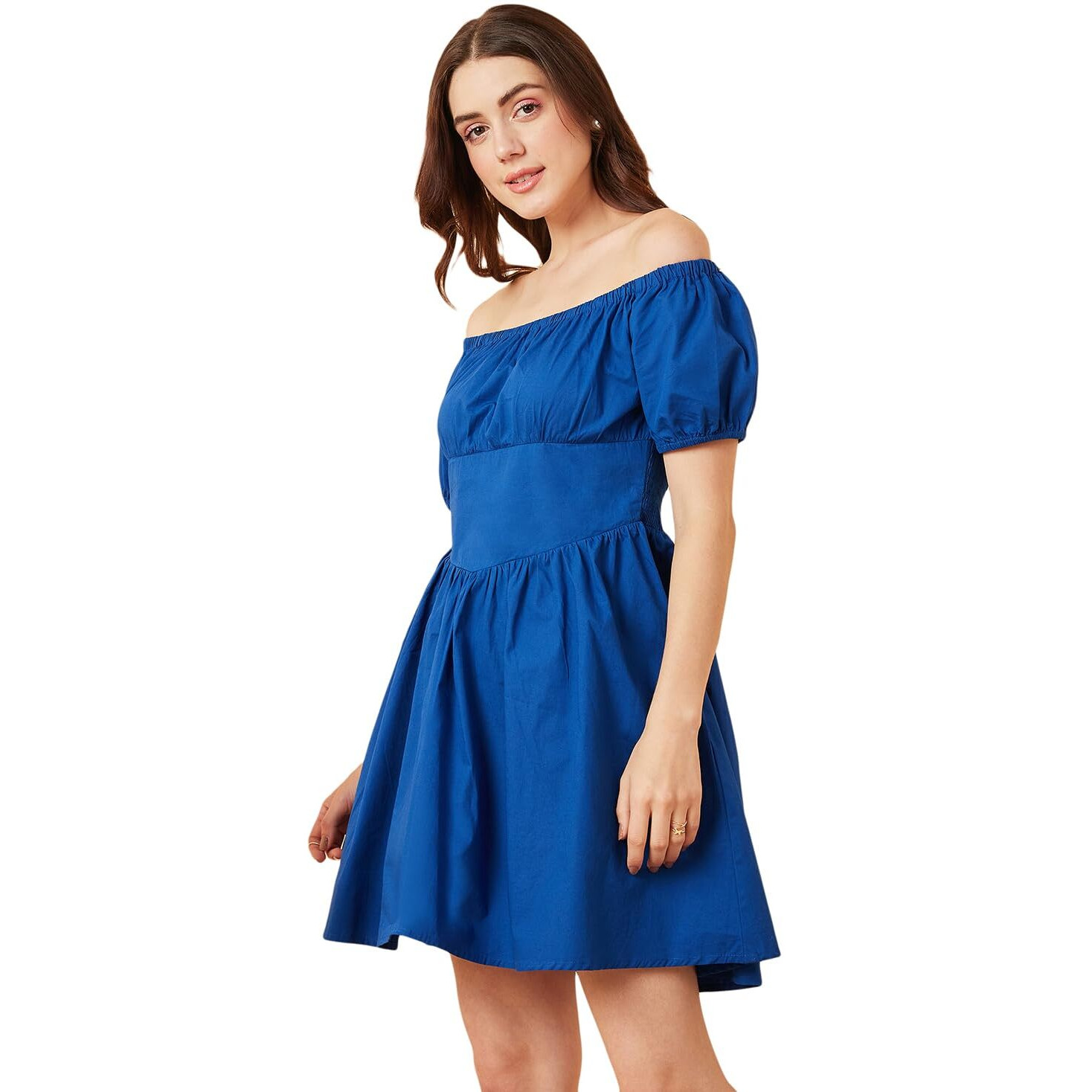 Rare Women's Regular Fit Dress (Ep8020A_Blue Xl)