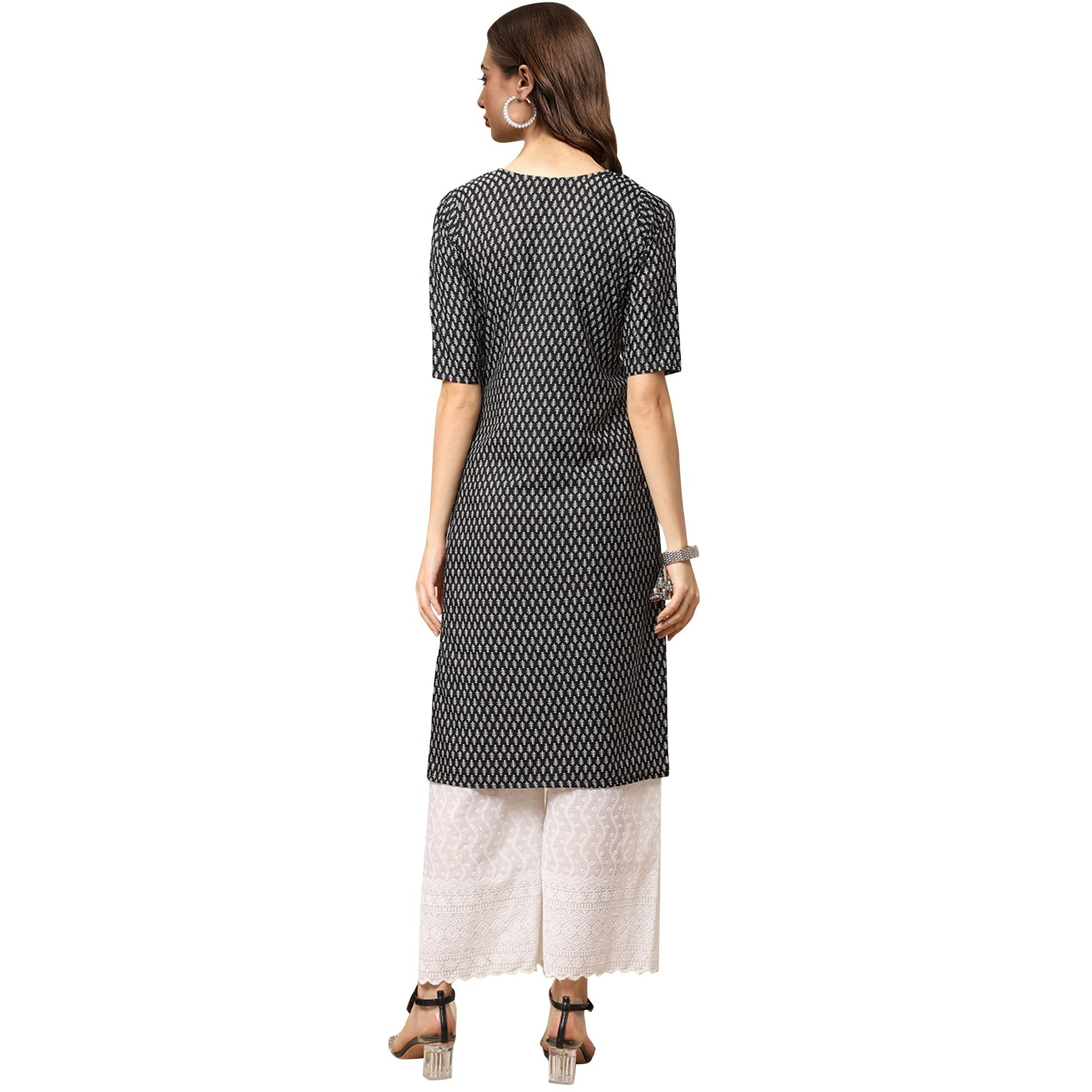 Pinkmint Women's Crepe Digital Print Straight Kurta(Pack Of 4)[Qn-377-347-352-354-Xxl]
