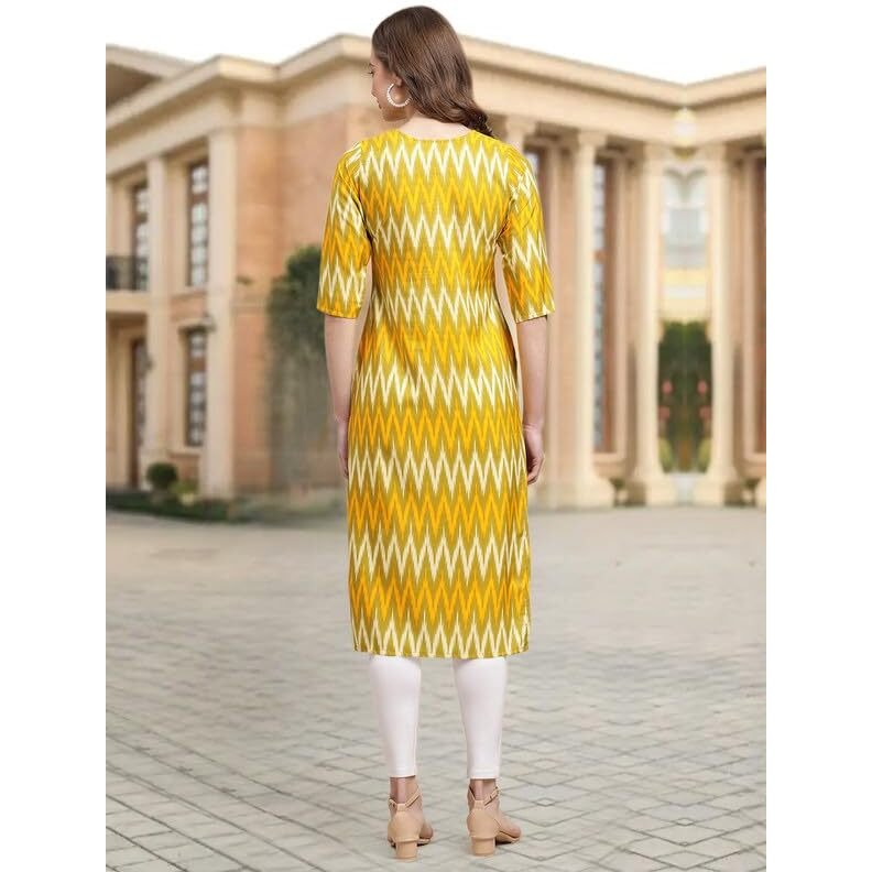 Pinkmint Crepe Digital Printed Kurti For Womens Straight Kurti For Women (Pack Of 5)