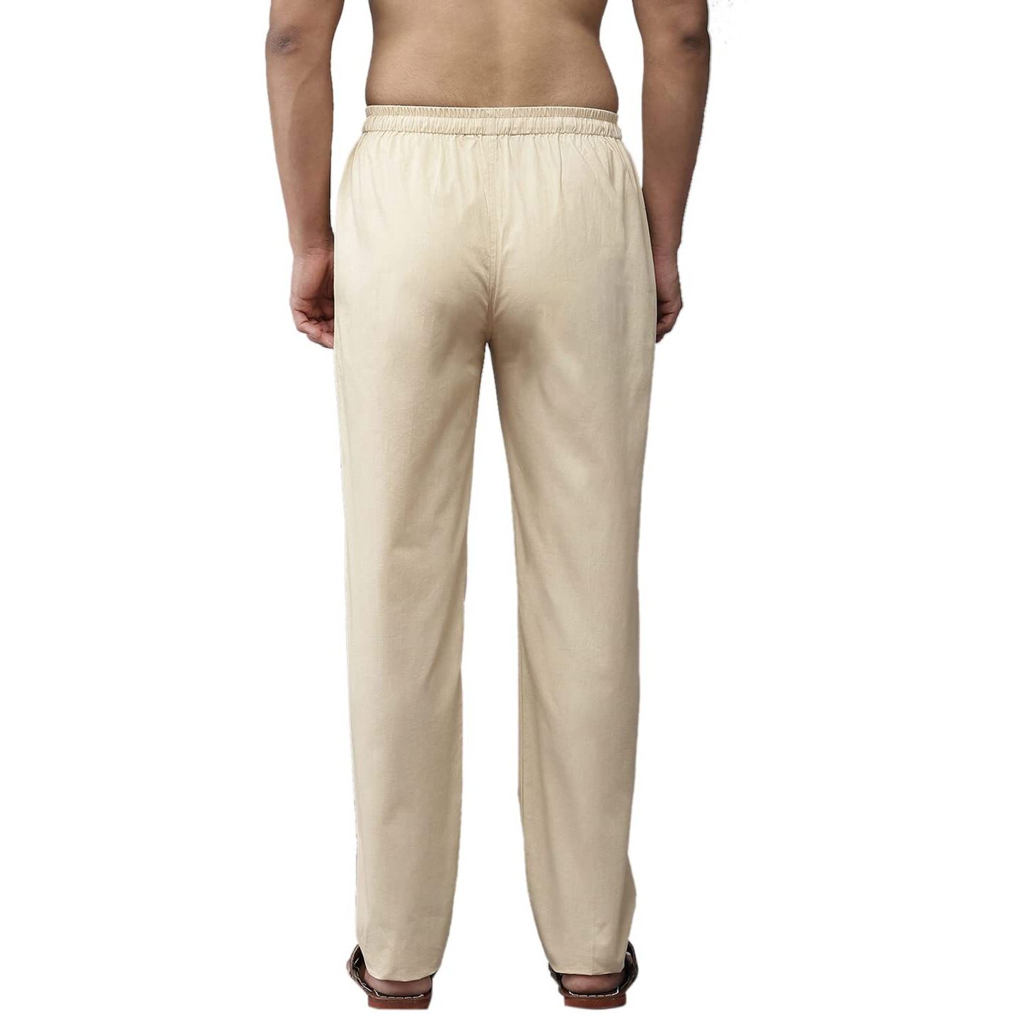 See Designs Men's Beige Solid Pyjamas_Sdpj109Xs