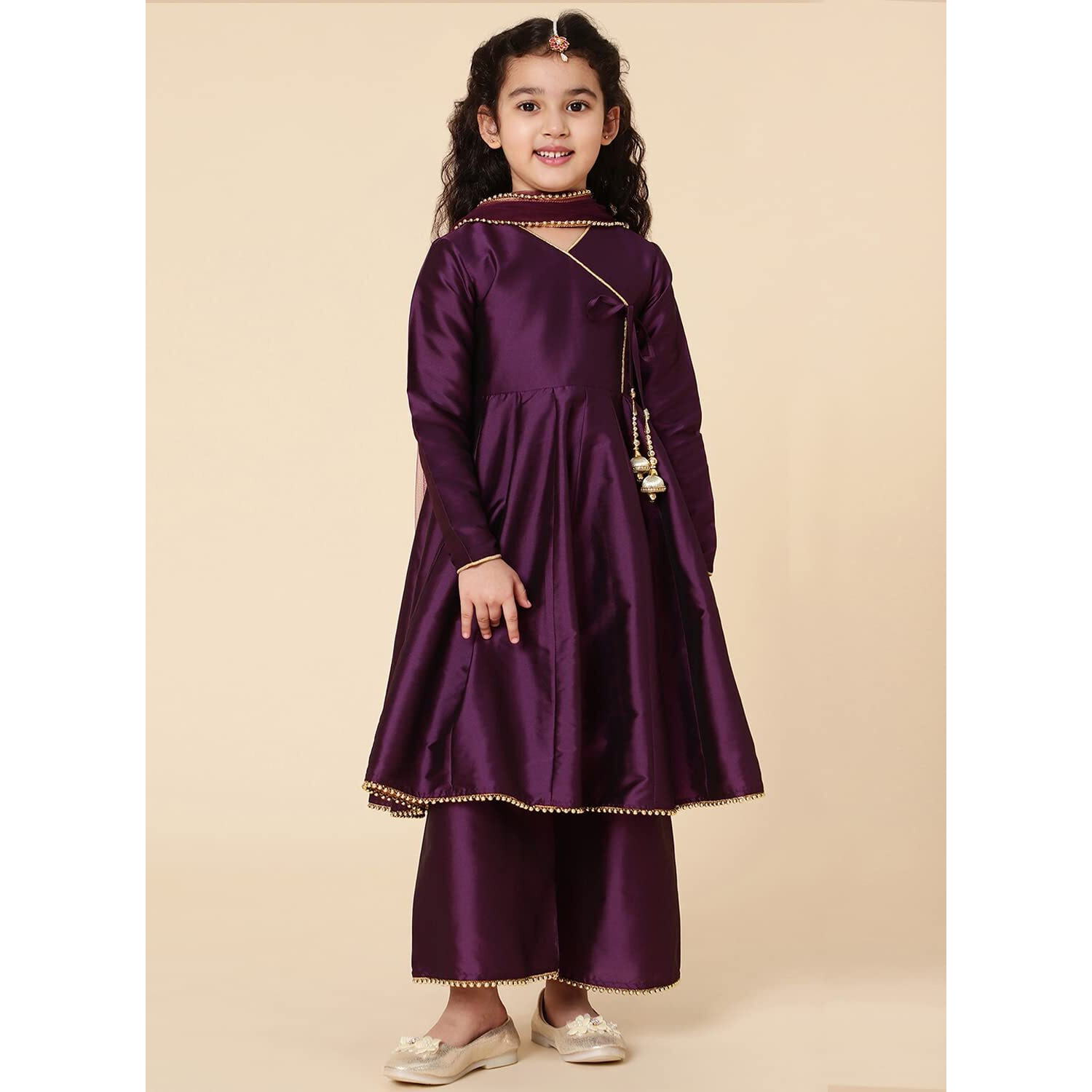 A.T.U.N. (All Things Uber Nice) A.T.U.N. Girls Anarkali Palazzo Set