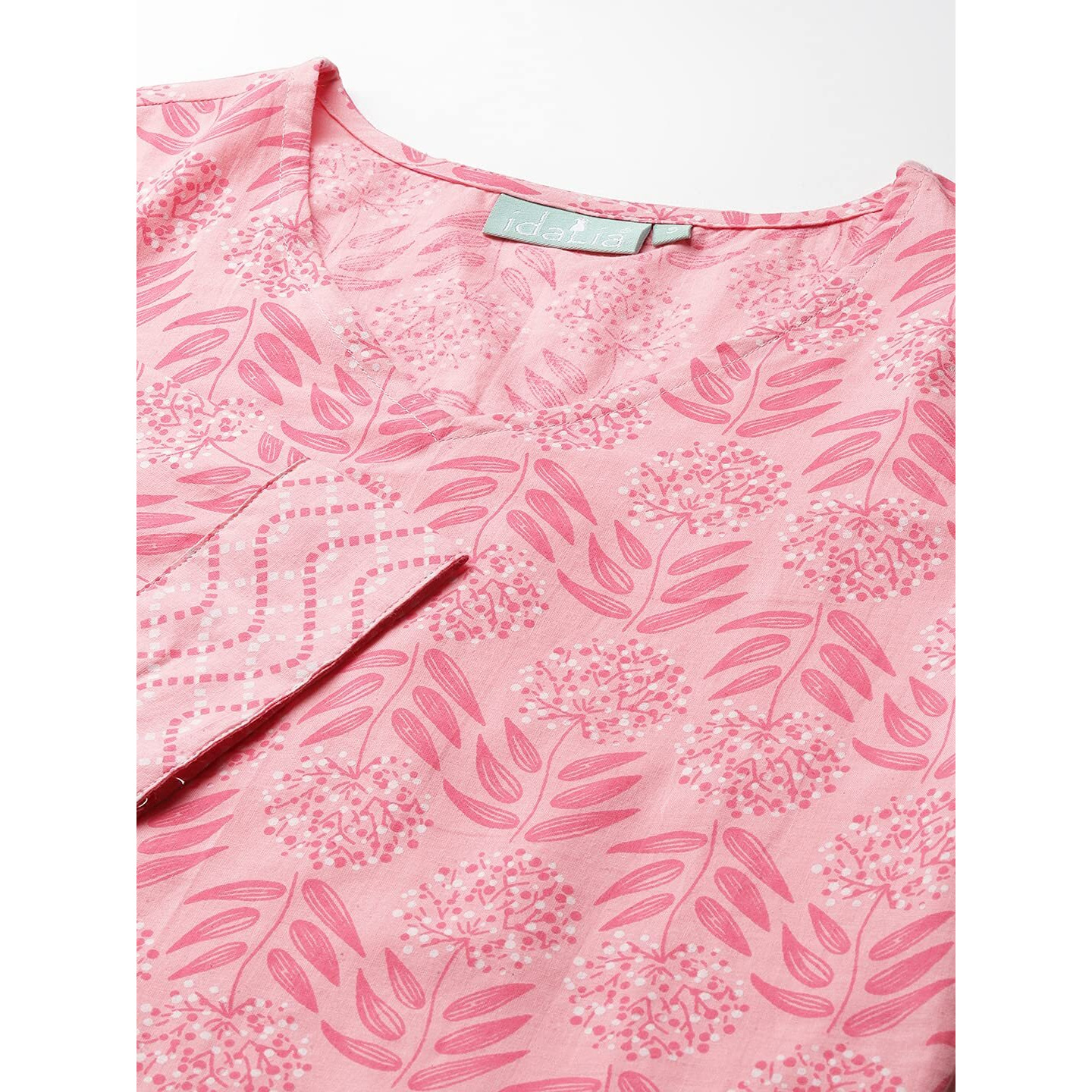 Idalia Light Pink Printed Kurta Set