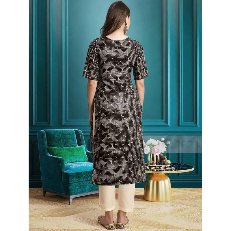 Pinkmint Straight Kurta & Pant For Women Ethnic Kurta Set For Women (Pack Of 3)