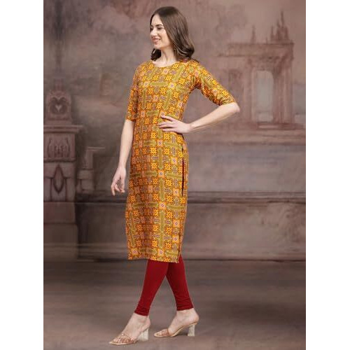 Pinkmint Crepe Printed Kurti For Womens College Wear Kurti For Women