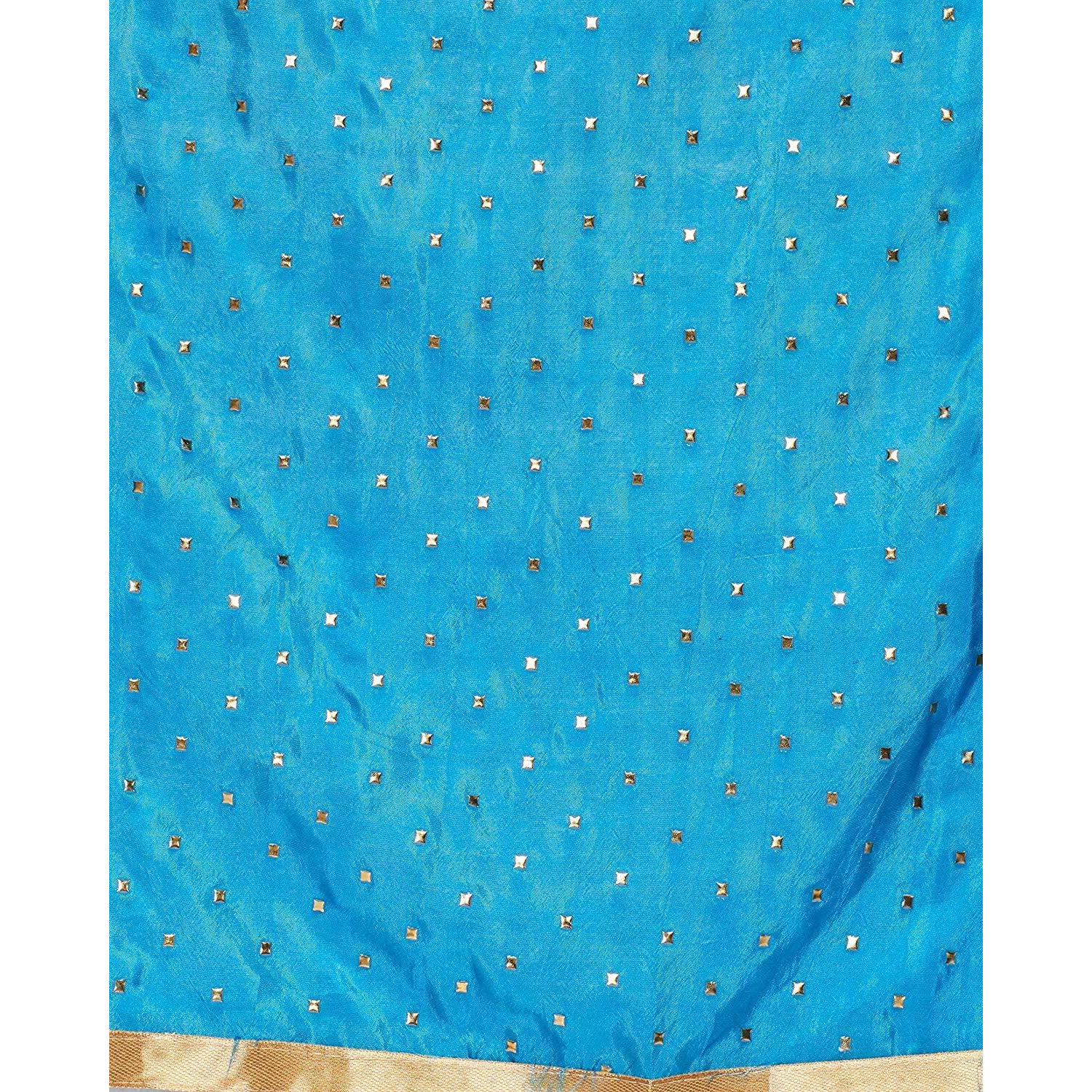 Weavers Villa Women's Solid Silk Dupatta, 2.25 Mtrs