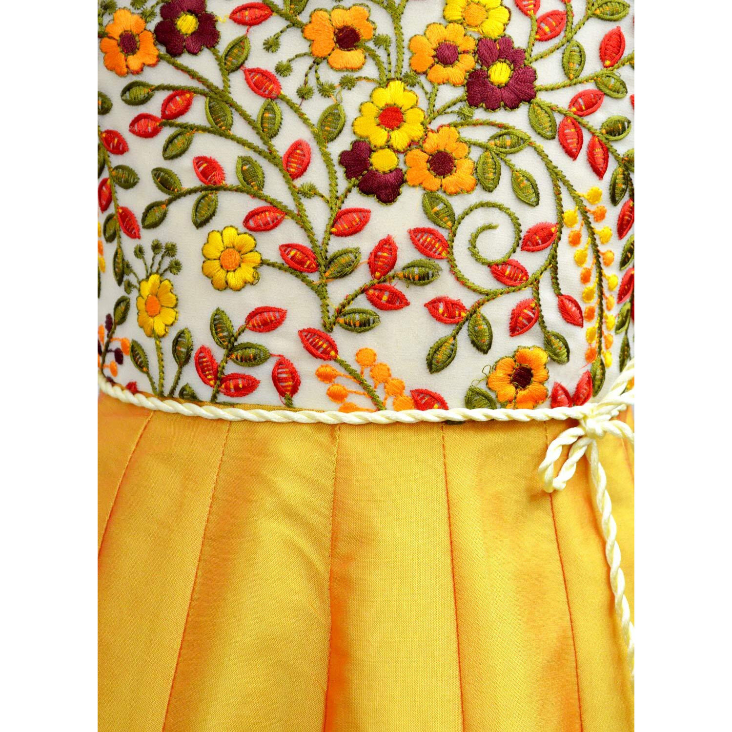 A.T.U.N. Baby Girl's Anarkali Ethnicwear (Ggwn Akg_Amber-Maroon_1-2 Years)