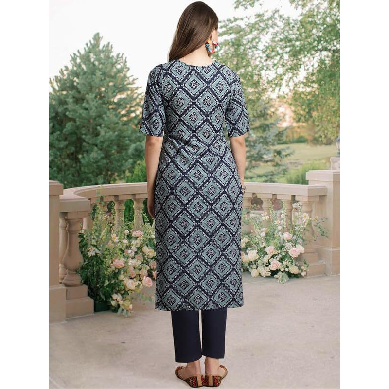 Pinkmint Straight Crepe Kurta & Pant For Women Ethnic Kurta Set For Women (Pack Of 3)