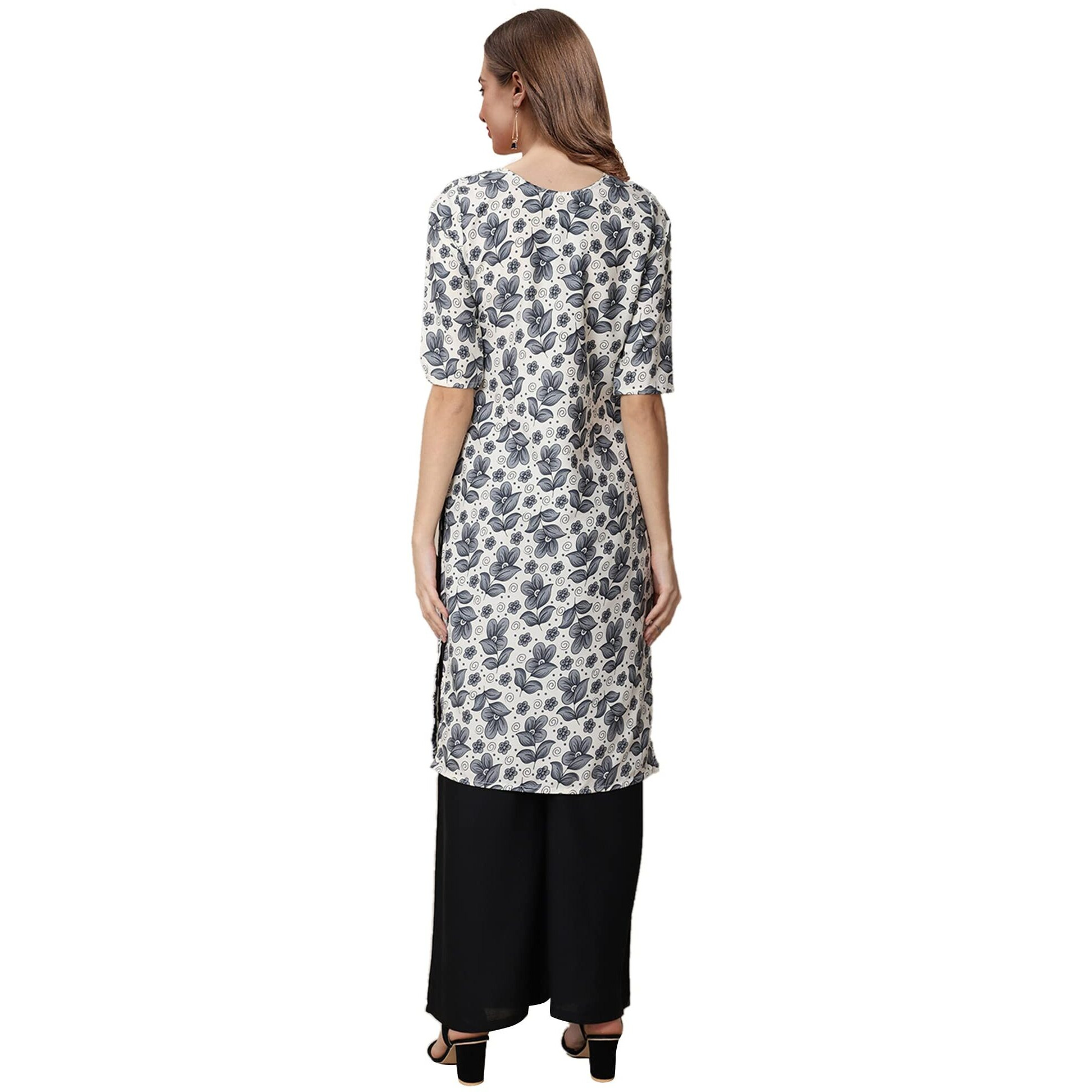 Pinkmint Women's Crepe Digital Print Straight Kurta [Pack Of 5](Sv-377-357-375-355-352-Xxl)