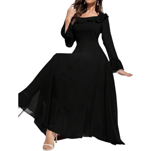Litzo Dresses For Women || Western Dresses For Women (L-38-Xl) Black