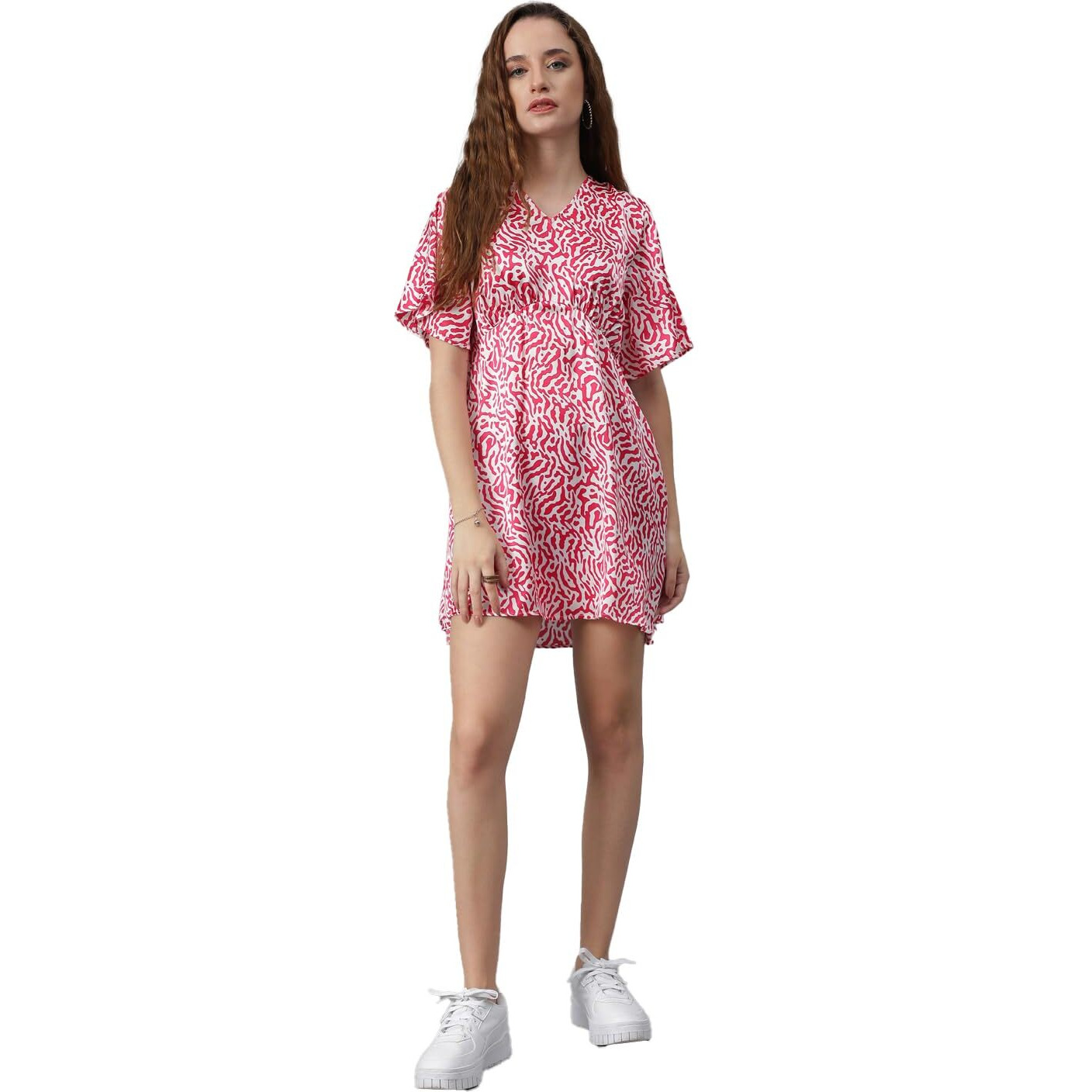 Kotty Women's Fit And Flare Printed Dress