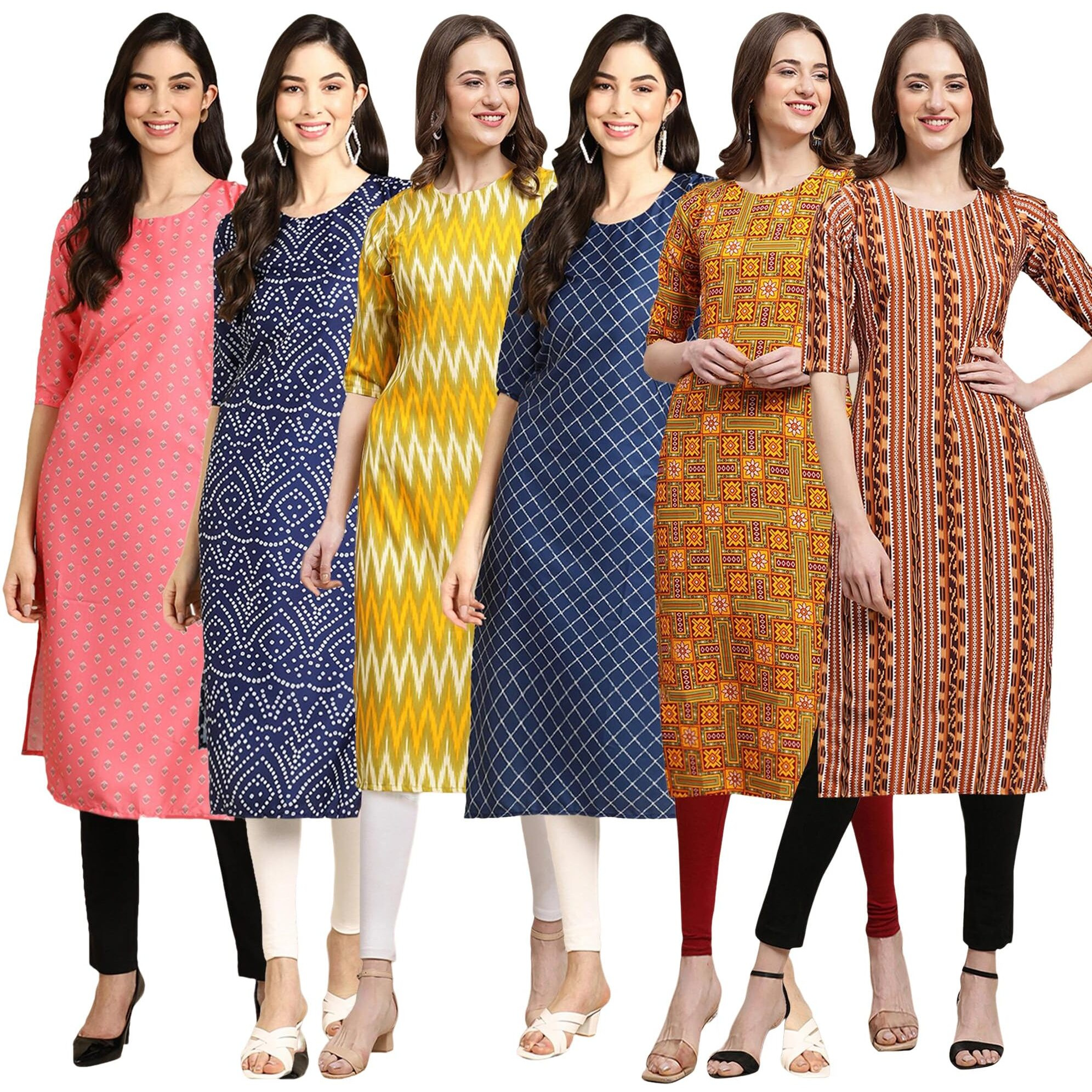 Pinkmint Crepe Printed Kurti For Womens College Wear Kurti For Women