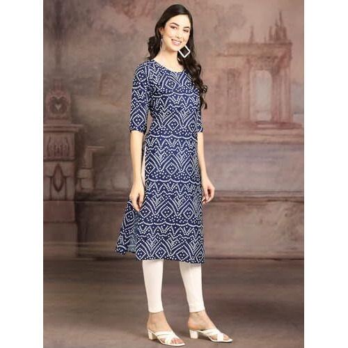 Pinkmint Crepe Printed Kurti For Womens College Wear Kurti For Women