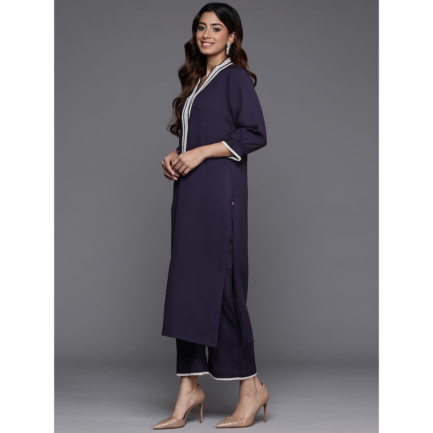 Varanga Women's Chanderi Kurta Set