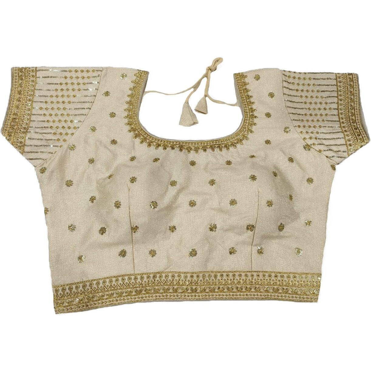 Vihu Fashion Women's Heavy Milan Silk Short Sleeve Regular Blouse (Vf Farma 2102 Gold 36