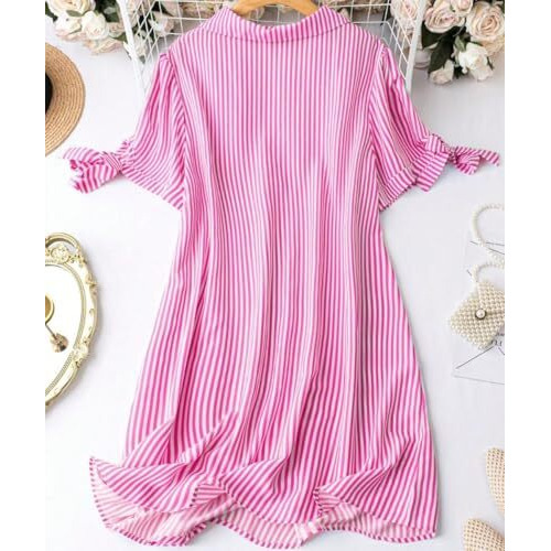 Leriya Fashion One Piece Dress For Women Pink