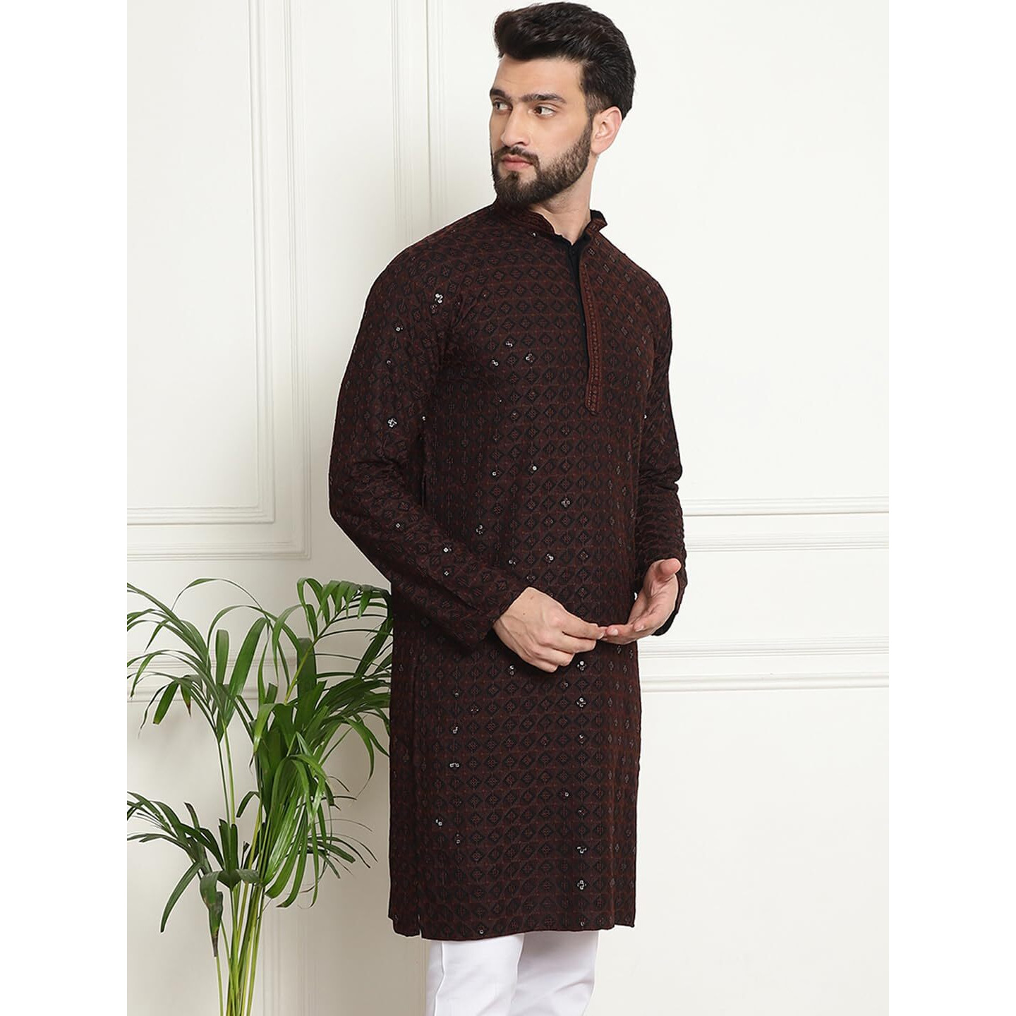 Sojanya B0Cwtybptg Coffee Brown