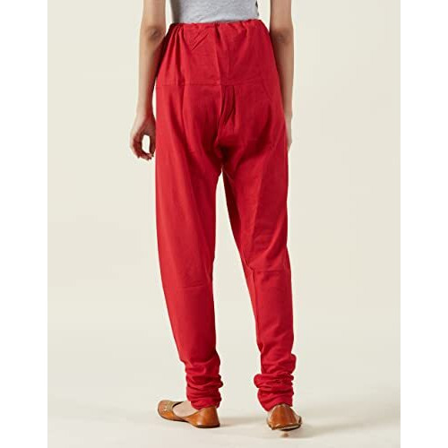 Fabindia Women's Relaxed Pants (101811802_Red