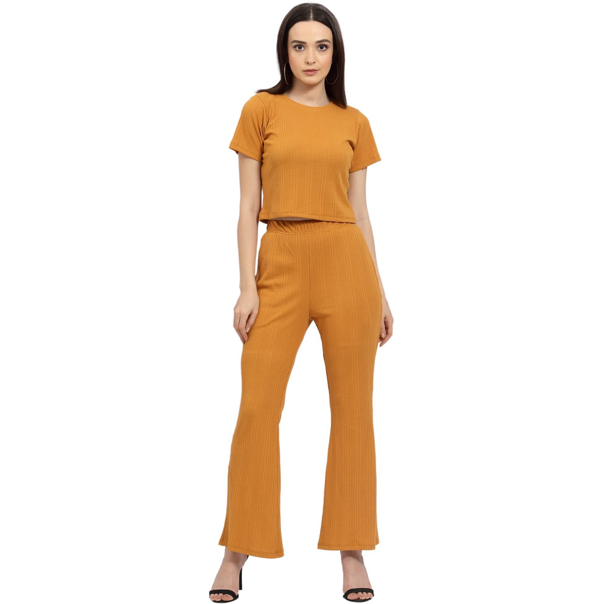 Rigo Printed Waffle Knit Tie & Dye Top And Shorts Co-Ord Set For Women | Half Sleeves & Sleeveless Co-Ords Set For Women | Stylish Dresses For Women | Night Wear, Beach Wear, Vacation Wear Outfit
