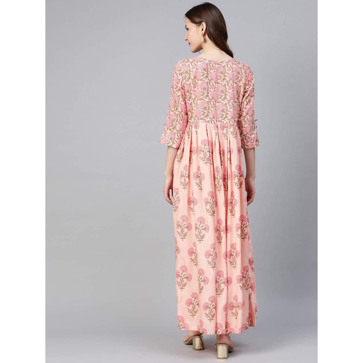 Idalia Light Pink Printed Dress