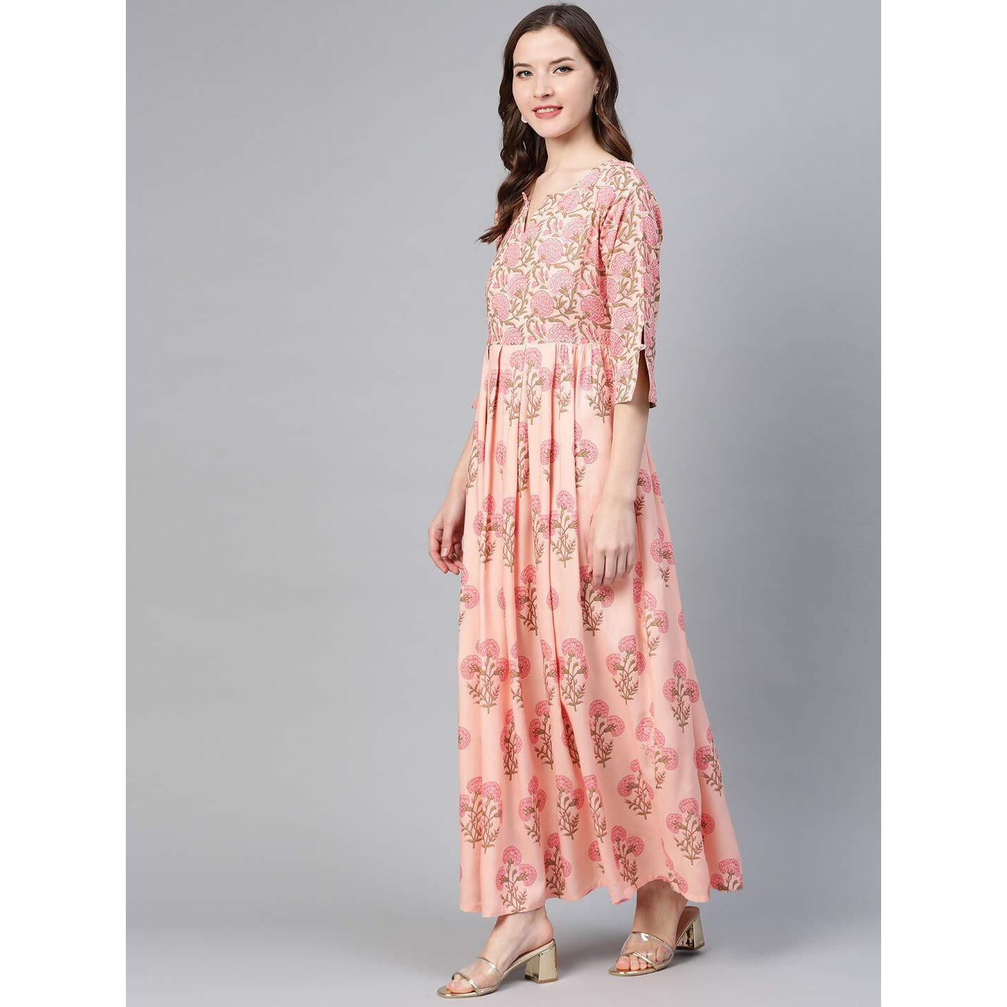 Idalia Light Pink Printed Dress