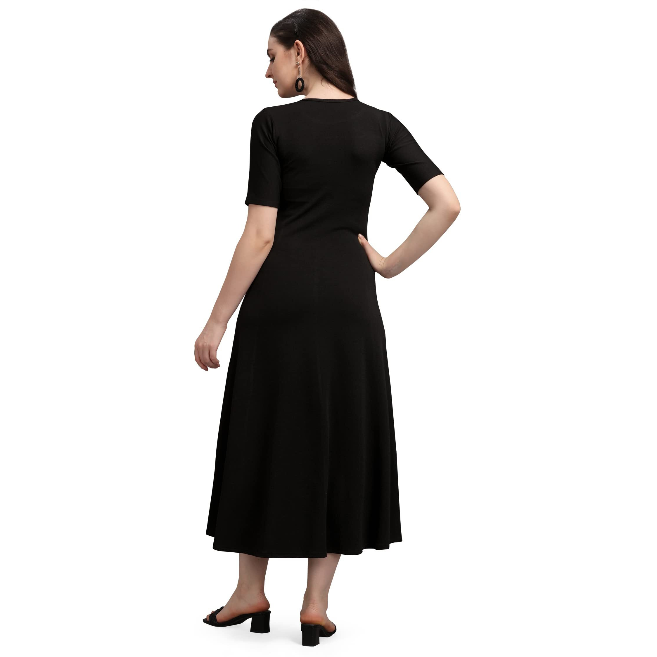 Purvaja Women's Corduroy Empire Waist Maxi Casual Dress (Lucy-362-Pe-Bl-Xxl_Peach